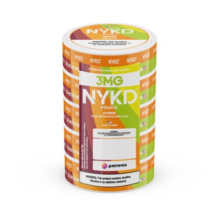 NYKD POUCH USA - Premium Nicotine Pouches - Citrus | Master Case